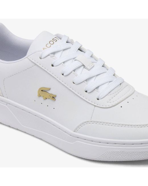 Lacoste White Pro Court Trainers