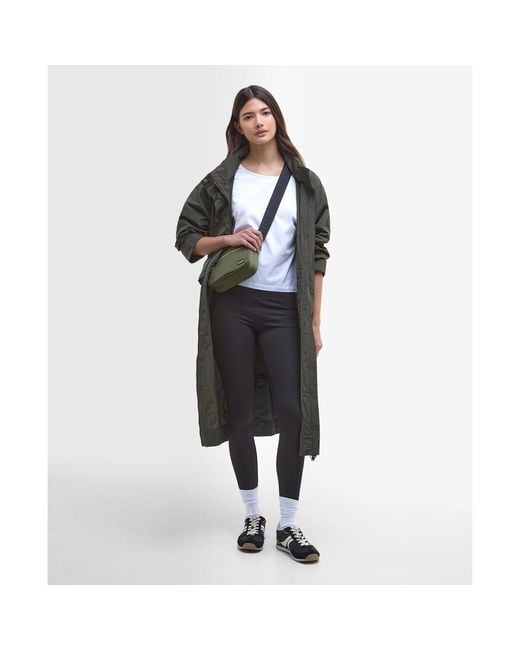 Barbour Gray Roxanna Showerproof Concealed Hood Long Sleeve Rain Anorak