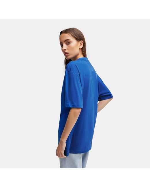 HUGO Blue Iconic Logo Short Sleeve T-Shirt for men