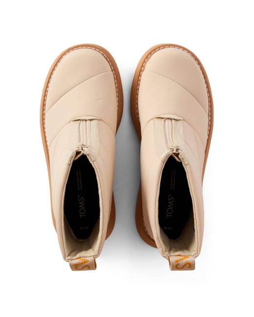 TOMS Natural Puff Boot Ladies