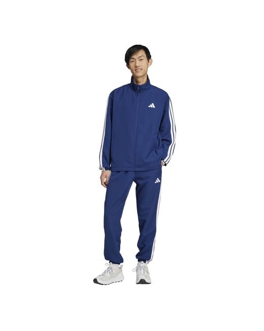 Adidas Blue M 3S Wv Tt Ts for men