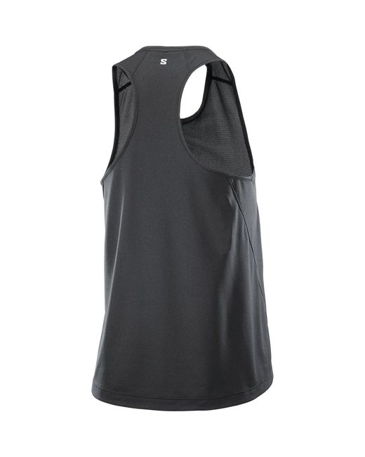 Salomon Gray Shakeout Core Graphic Tank