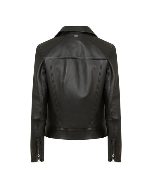 Boss Black Sajin Leather Jacket