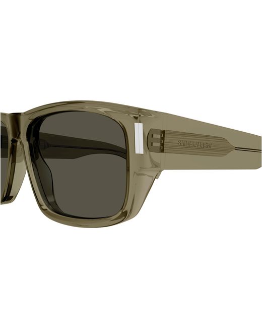 Saint Laurent Gray Classic Wayfarer Sunglasses for men