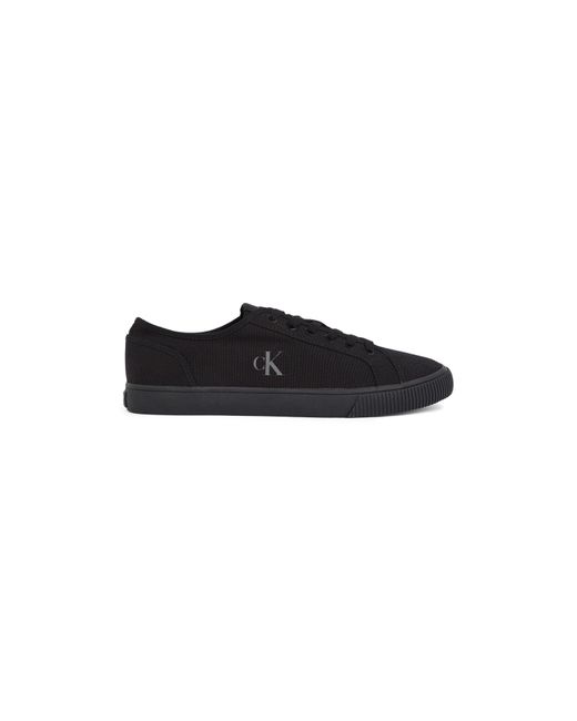 Calvin Klein Black Low-Top Trainers for men