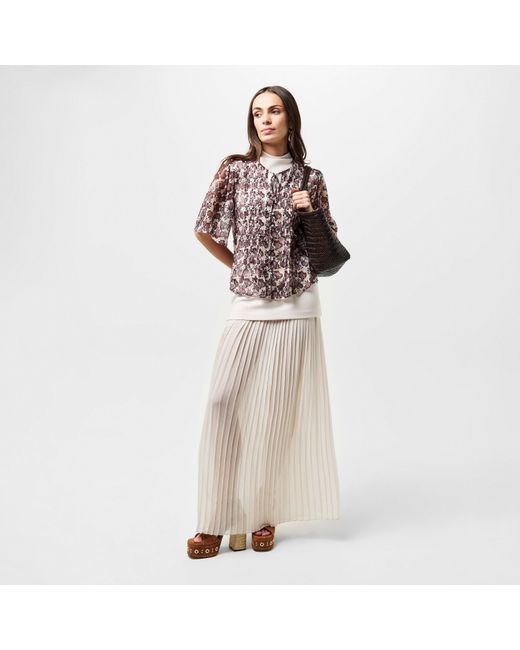 French Connection Multicolor Fc Elyse Short-Sleeve Blouse
