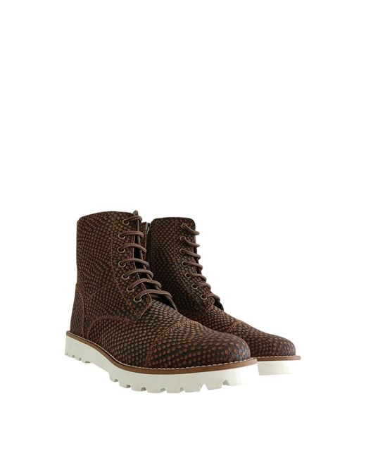 Firetrap Brown Lizzy Hiker Rugged Boots