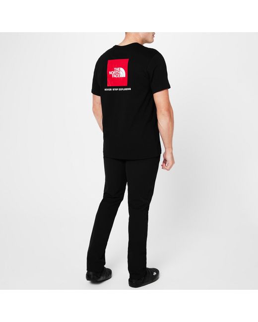 The North Face Black Short Sleeve Box Tee for men