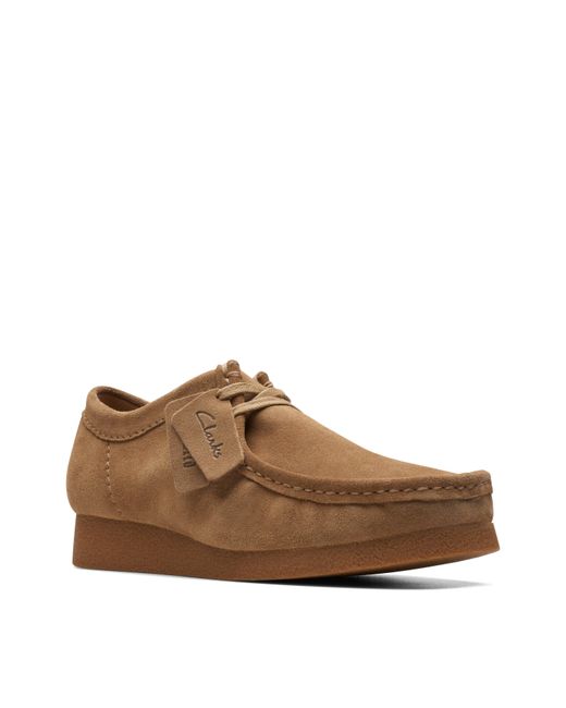 Clarks Brown Wallabee Moc Toe Formal Shoes for men