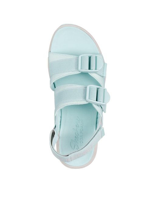 Skechers Blue Flat Sandals