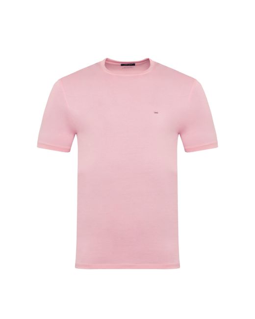Eden Park Pink Light Pima Cotton T-Shirt for men