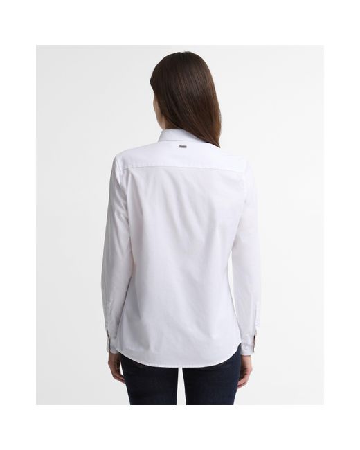 Barbour White Derwent Shirt