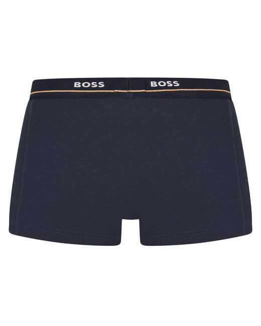 Boss Blue Bodywear 5 Pack Boxer Trunks With Logo Detail for men