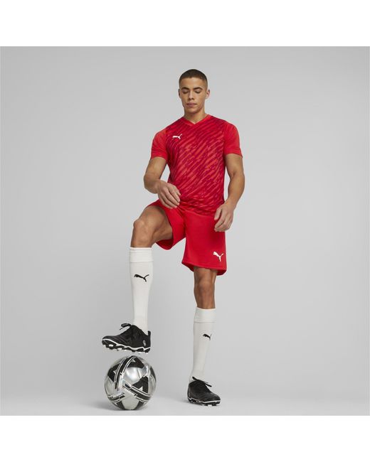 PUMA Red Short-Sleeve Performance T-Shirt for men