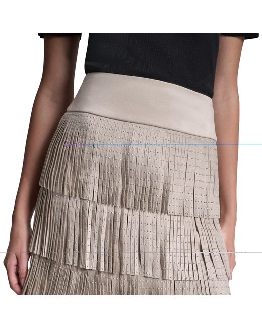 DKNY Natural Mini Skirt