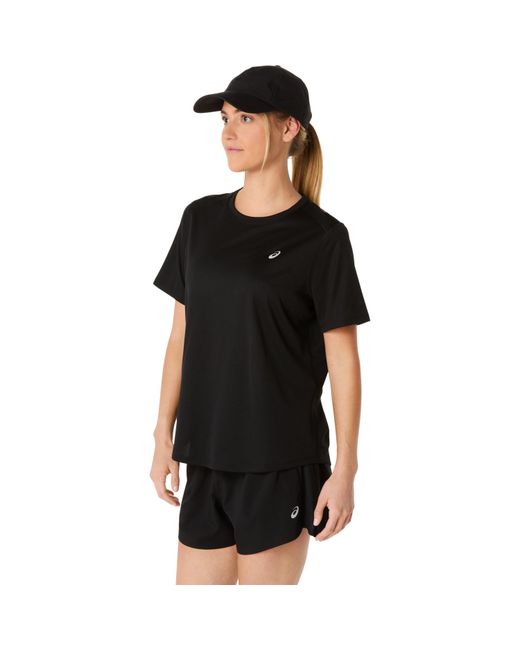 Asics Black Core Ss Top Running