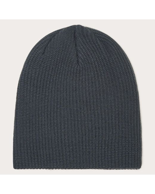 Oakley Blue Backbone Ribbed Polyacrylic Beanie for men