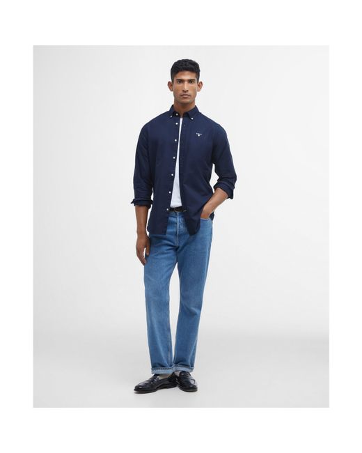 Barbour Blue Oxford Shirt for men