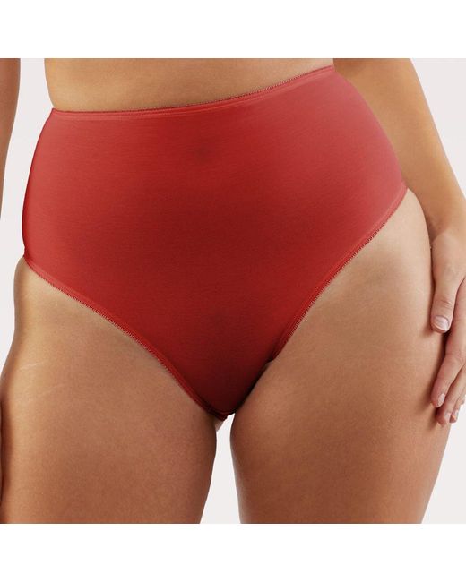 Playful Promises Red Annette Classic High Waist Brief