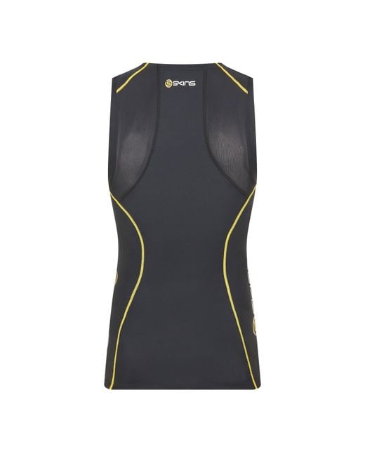 Skins Black A200 Sleeveless for men