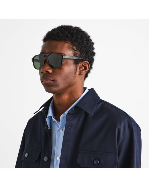 Gucci Green Gg1856S Aviator Sunglasses for men