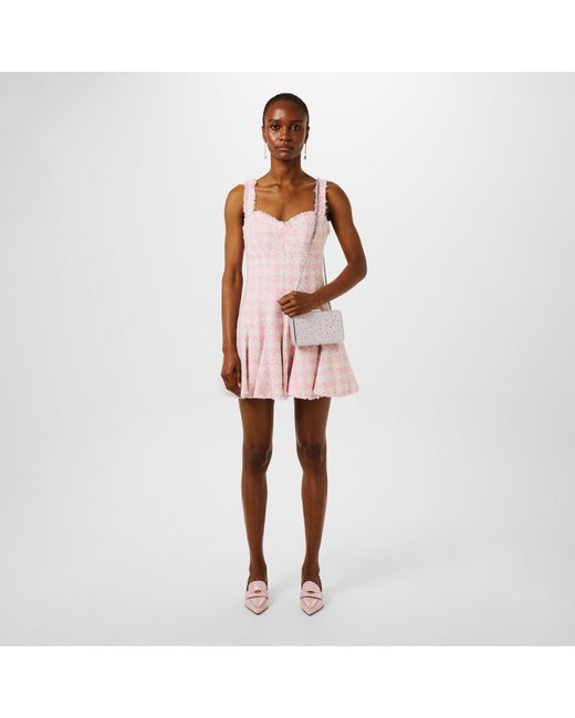 LoveShackFancy Pink Josalie Mini Dress