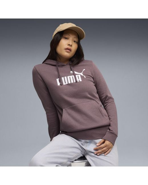 PUMA Purple No. 1 Logo Tech Fleece Overhead Hoodie