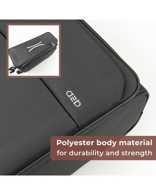 A2B Gray Odyssey Hold Suitcases Lightweight Travel Luggage