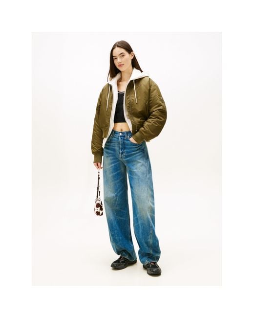 Tommy Hilfiger Green Tj Essentl Bomber Ld62