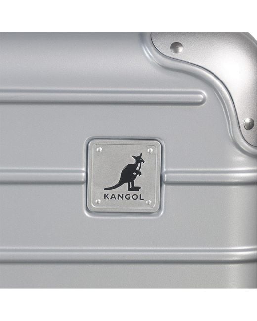 Kangol Gray Adults Hard Suitcase