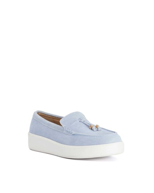 Dune Blue Gasket Loafers