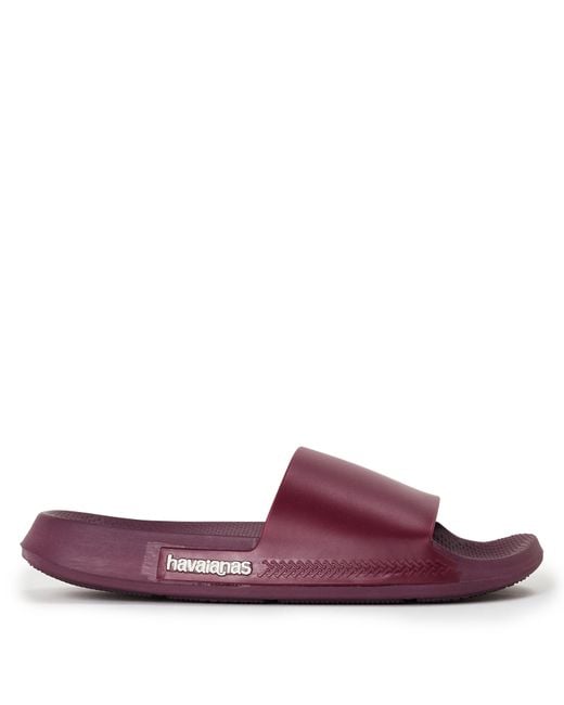 Havaianas Purple Slide Classic Amazonia Flip Flops