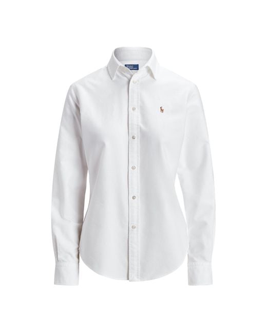 Polo Ralph Lauren White Oxford Button-Down Shirt