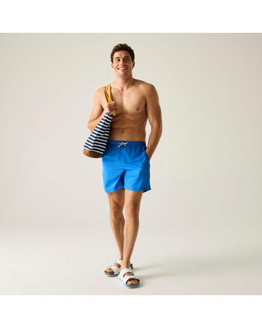 Regatta Blue Mackleyna Quick-Drying Swim Shorts for men