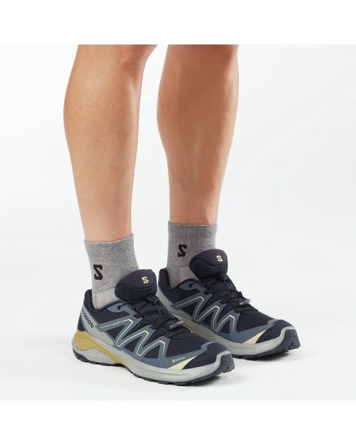 Salomon Blue Examotion Gtx Trail Running Shoe for men