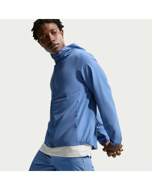 Nike Blue Form Hooded Jacket for men