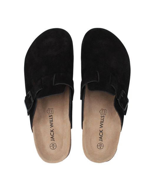 Jack Wills Black Mule Sandals