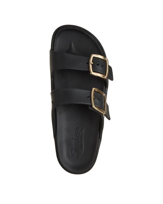 Skechers Black Flat Sandals