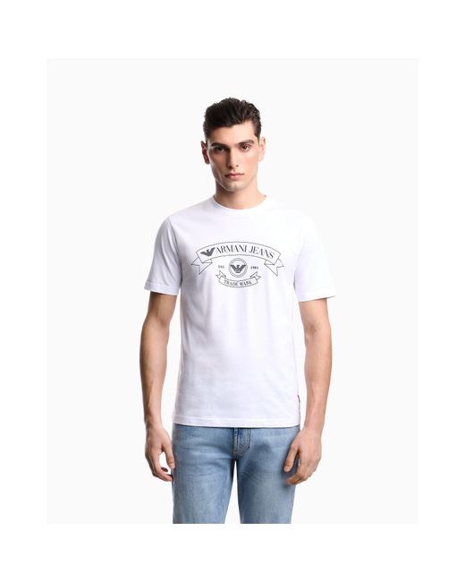 Emporio Armani White T-Shirt for men