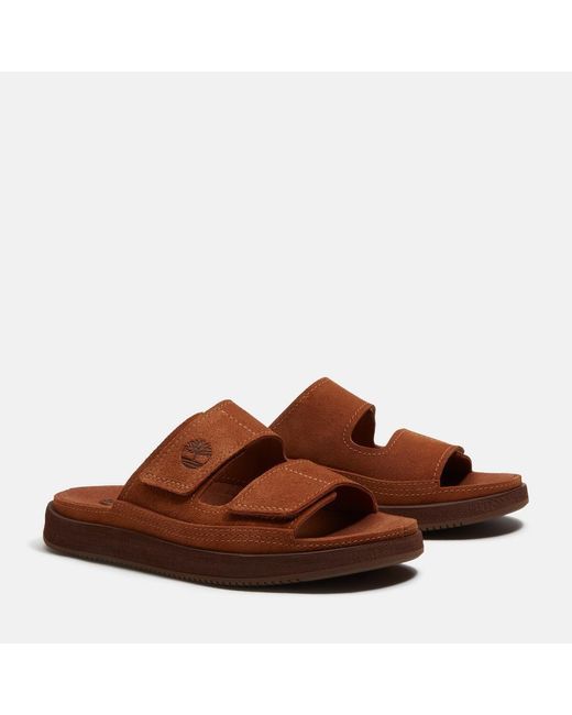 Timberland Brown Flat Sandals for men