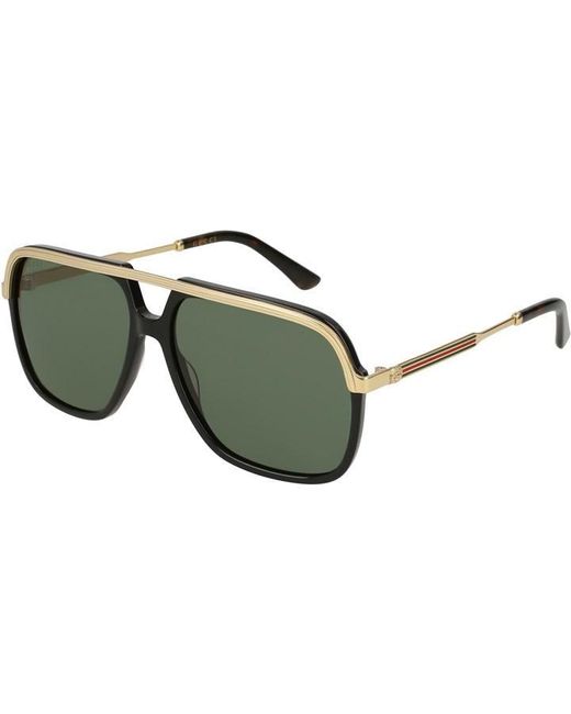 Gucci Green Gucci gg0200s 001 Sunglasses for men