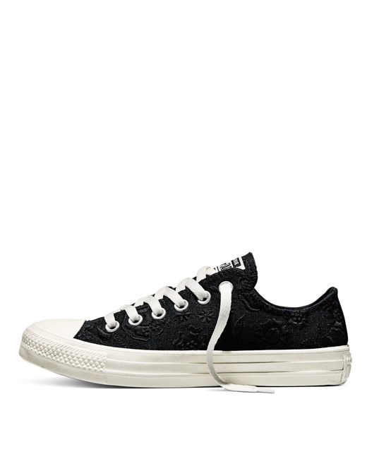 Converse Black Canvas Trainers