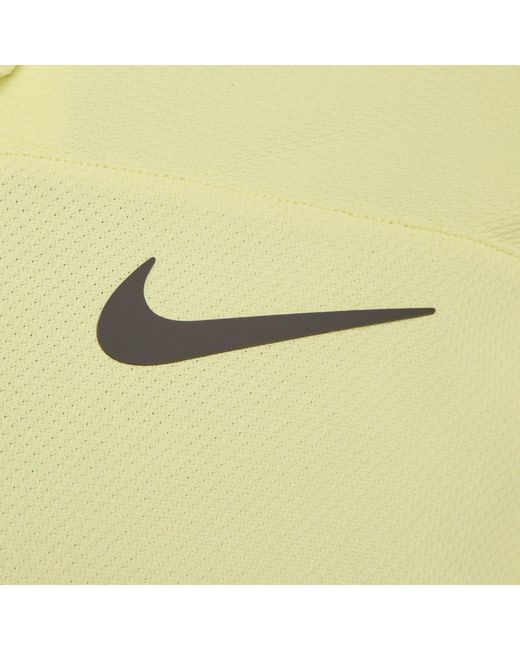 Nike Yellow Oz Open Polo Shirt Adults for men