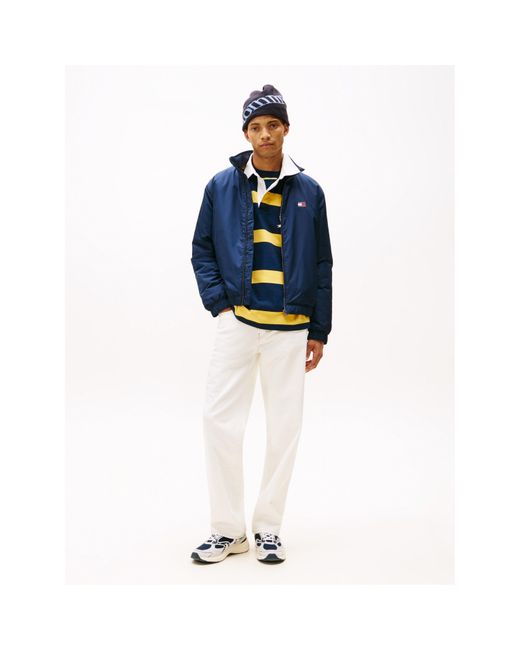 Tommy Hilfiger Blue Padded Harrington Jacket for men