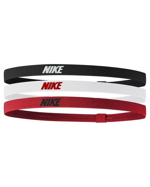 Nike Red 3 Pack Headbands