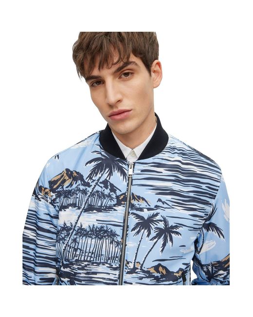 Boss Blue Clovis Softshell Jacket for men