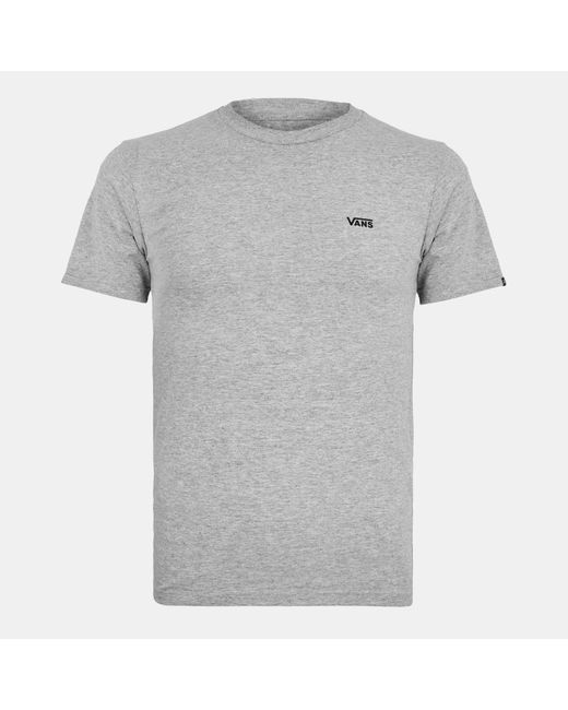 Vans Gray Adults Left Chest Logo Fairway Regular Fit T-Shirt