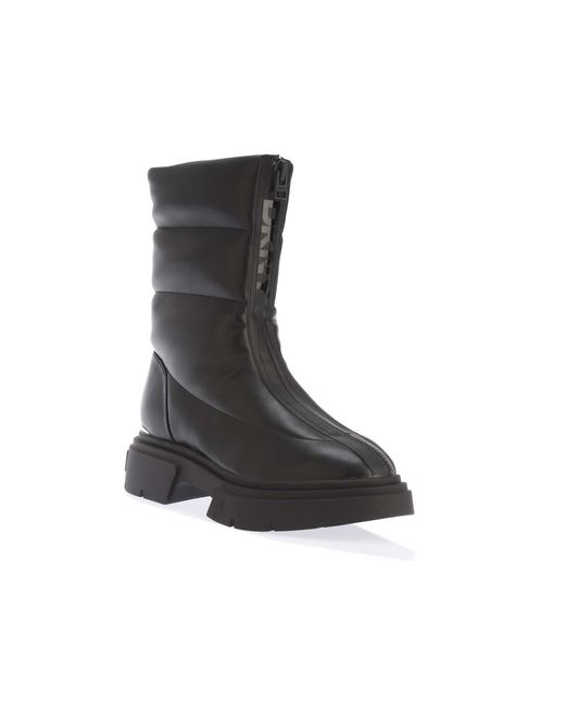 DKNY Black Fiza Zip Up Winter Boots Size 4