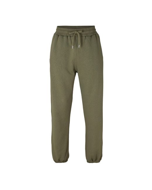 Mallet Green Closed Hem Fleece Joggers for men