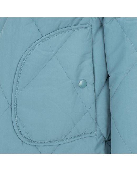 Firetrap Blue Long Sleeve Hip Length Quilted Jacket